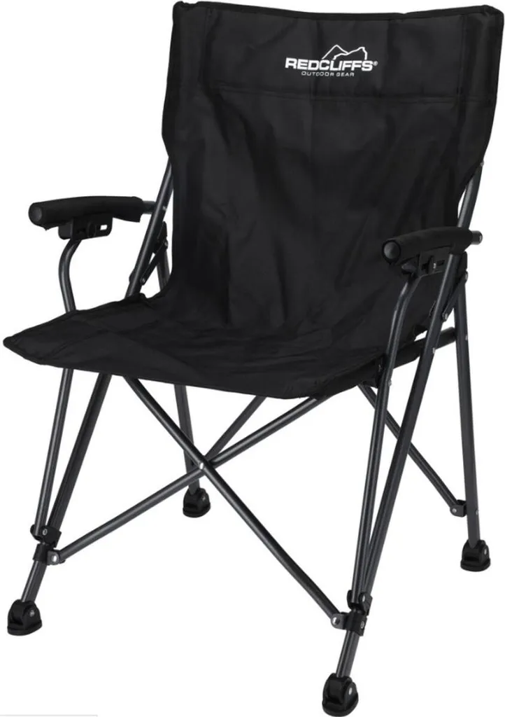 Fauteuil de camping pliable Tourist Redcliffs grand confort en toile marine