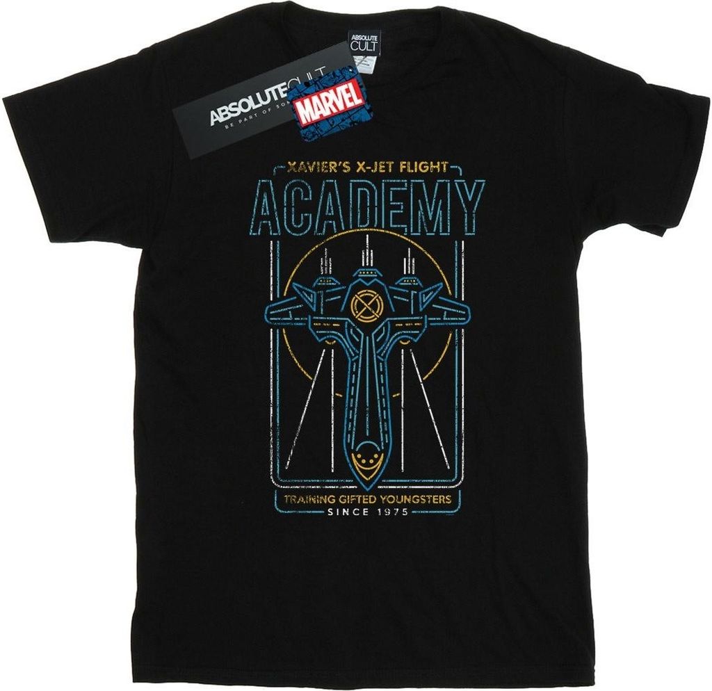 Marvel - "X-Men Xavier's Flight Academy" T-Shirt für Herren BI38596 (XXL) (Schwarz)