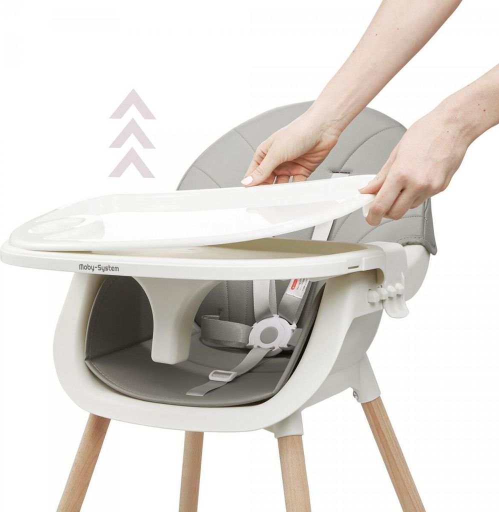 AMELIA Fütterungsstuhl 3-in-1 Hochstuhl mit verstellbarem Produktbild 7