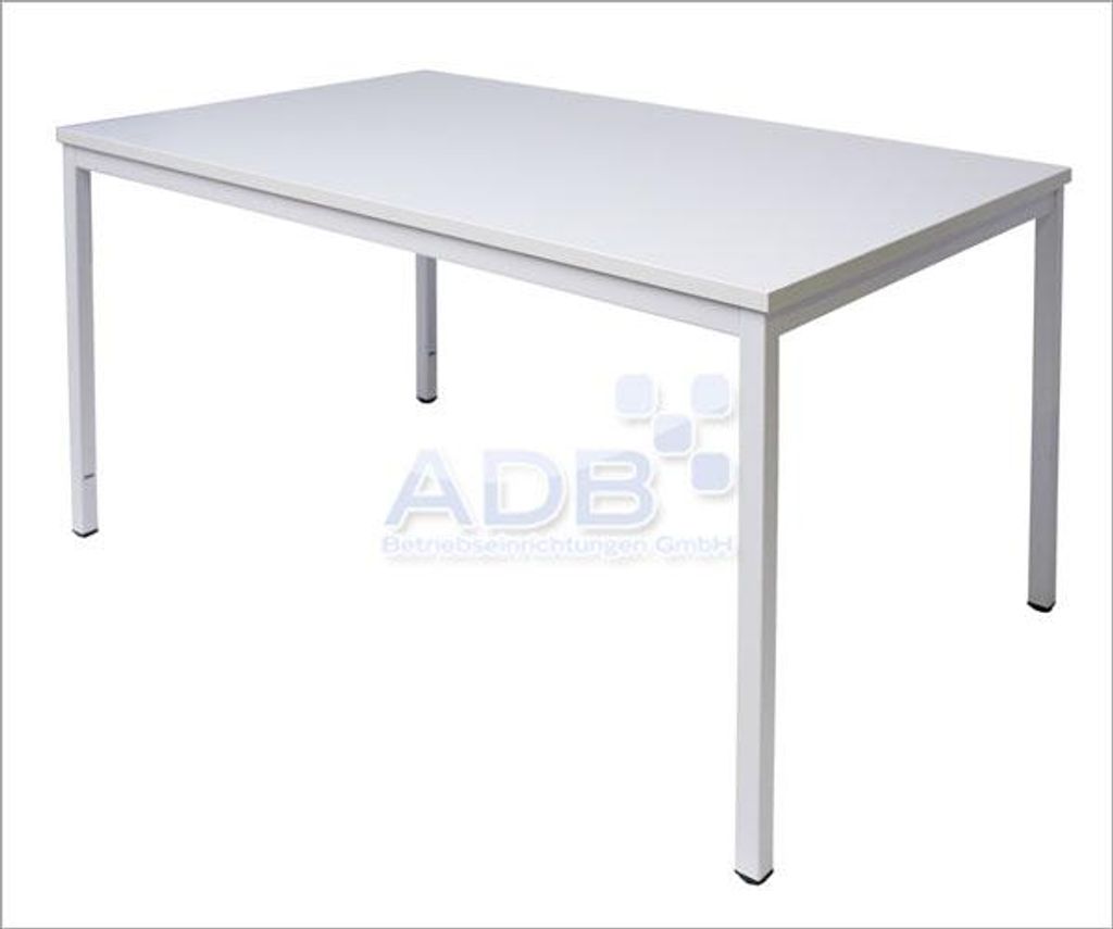 ADB Bürotisch / Computertisch, grau 1200x800x750 mm