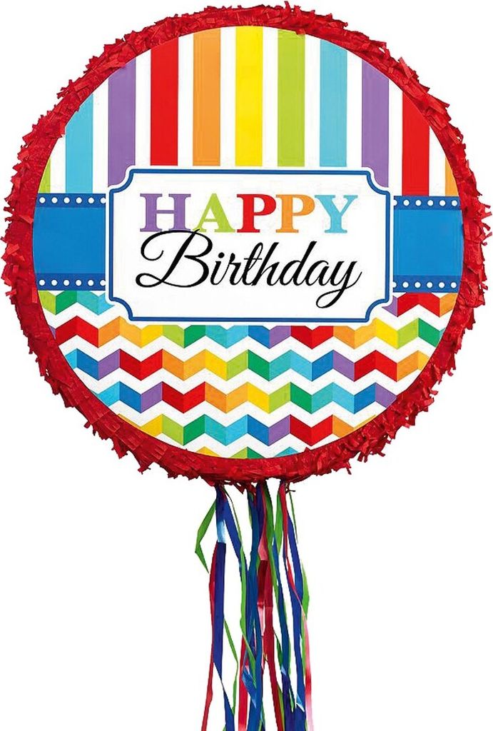 amscan Zugpinata Birthday Brights
