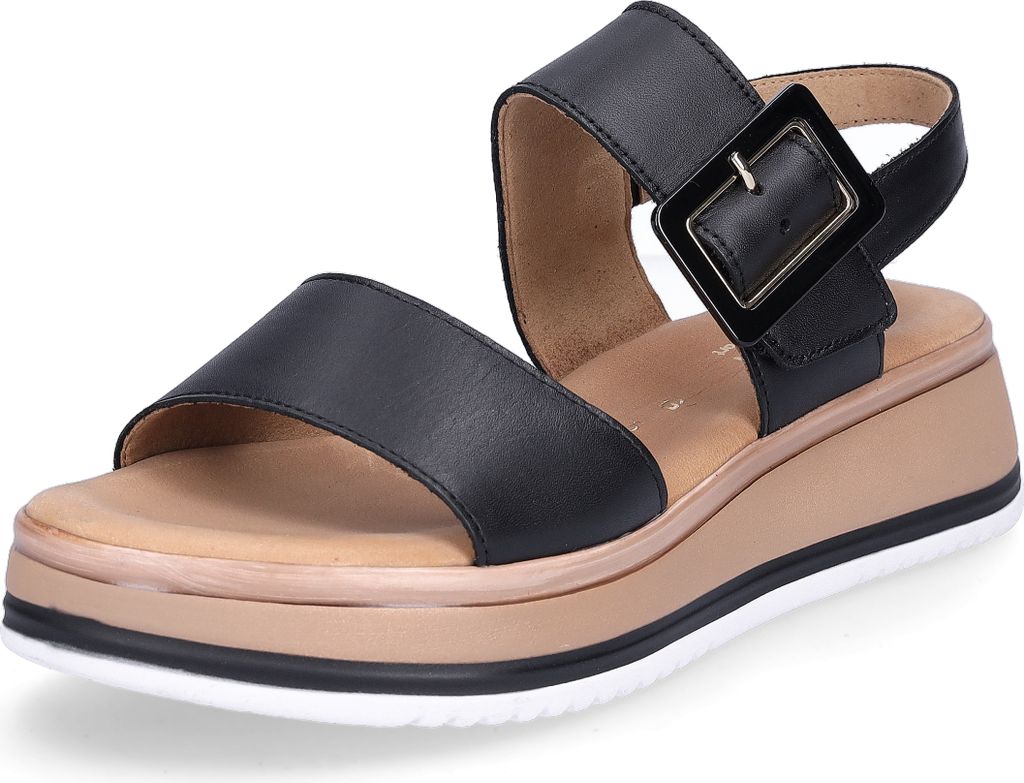 Gabor Comfort  Damenschuhe Sandalen Schwarz Freizeit Produktbild 
