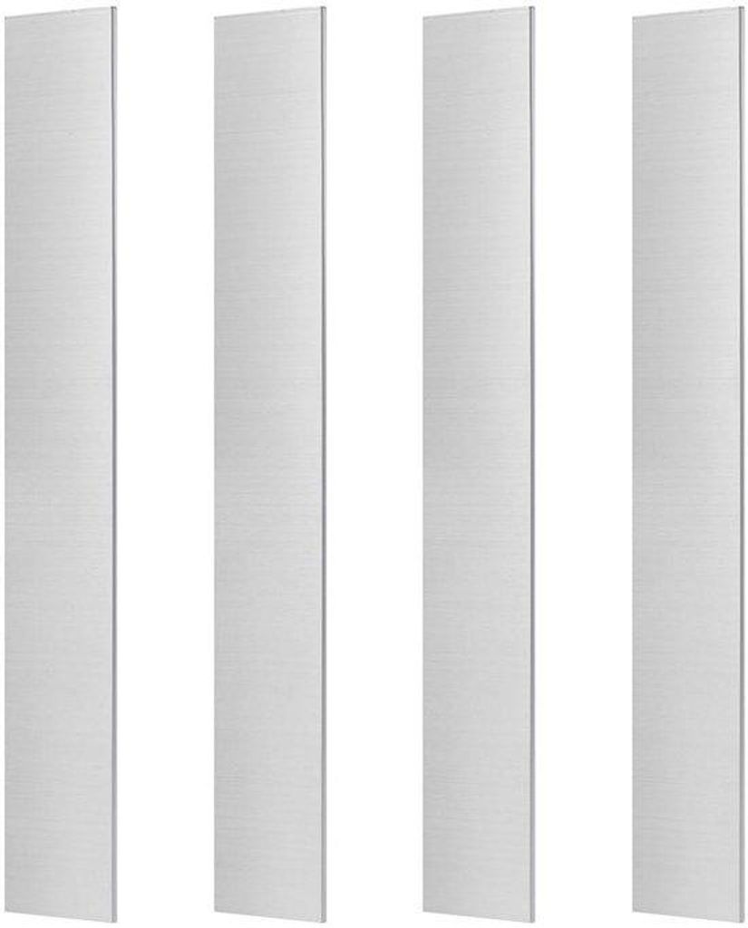 Aluminium Profil DIY Projekt - 4x30 cm 3mm dick - Zinkfarben