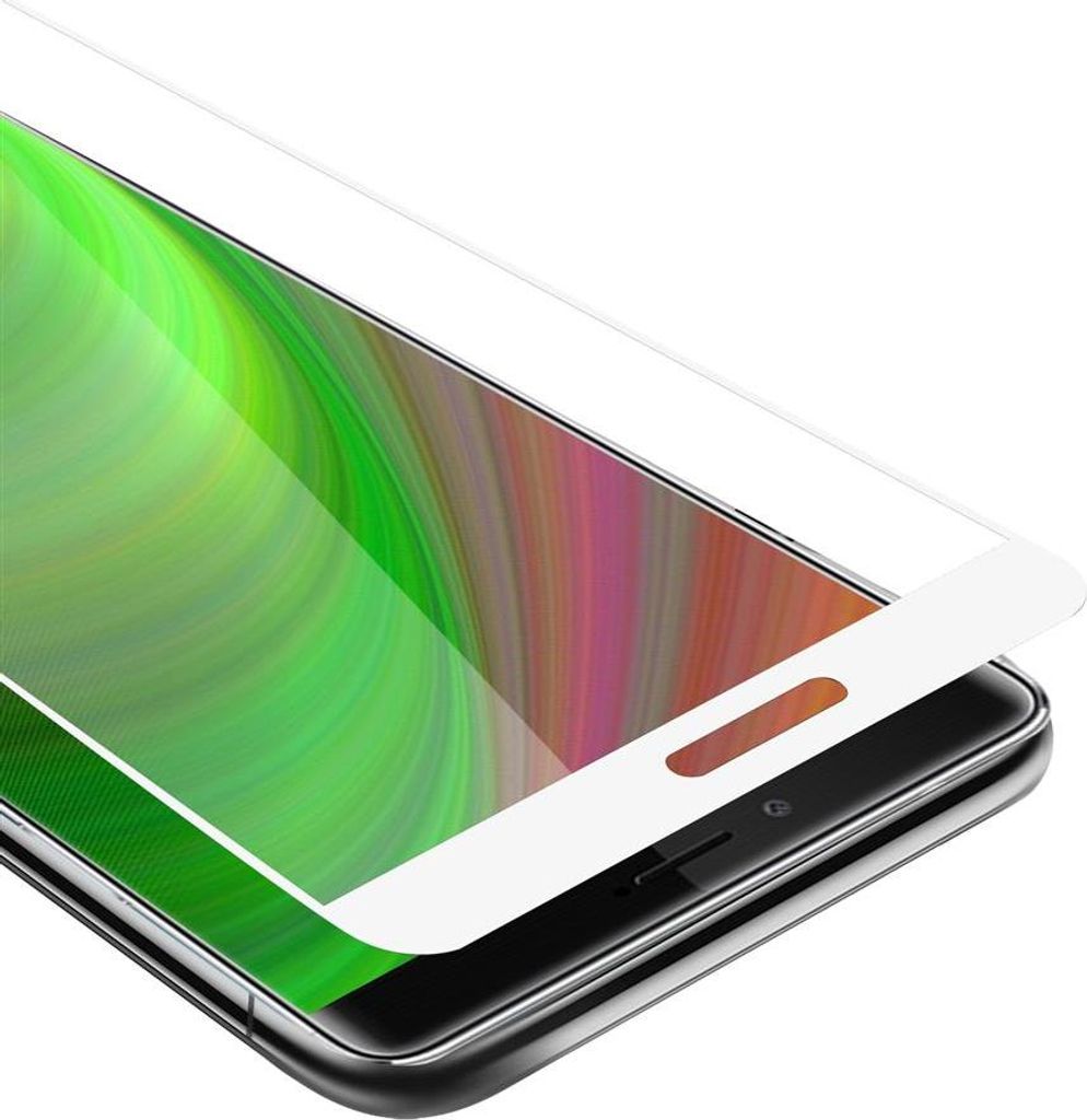 Cadorabo Panzerfolie für Honor NOTE 8 Schutzfolie in Schwarz Vollbild Folie Tempered Display Schutzglas