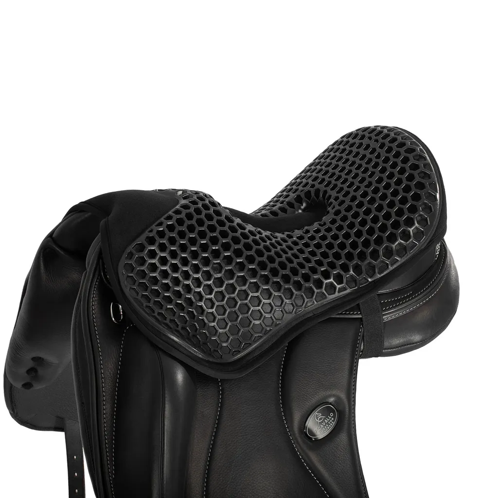 Protège-Siège Acavallo Gel Out Ortho-Pubis Antidérapant Noir Taille L