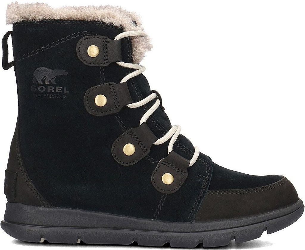 Sorel Explorer Joan schwarz Winterstiefel Schwarz in Gr. 38