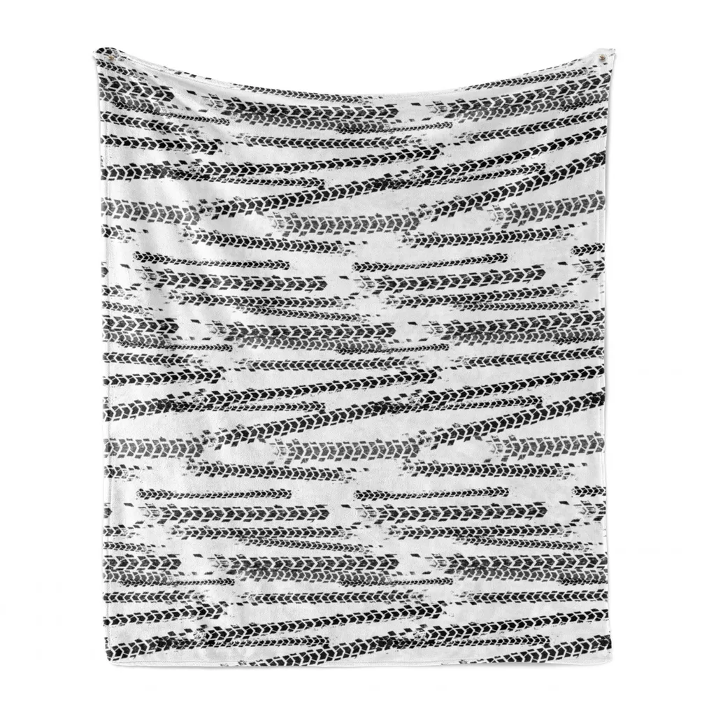 Coperta Morbida ABAKUHAUS 125x175 cm - Plaid Peluche Lavabile Grunge