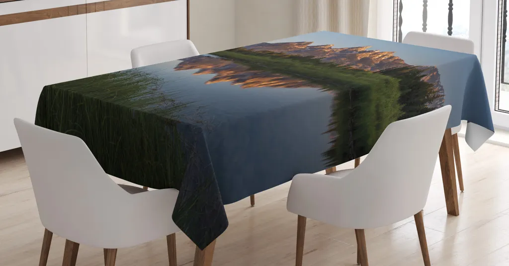 Tovaglia ABAKUHAUS Grand Tetons 140x200 - Antimacchia Professionale - 1