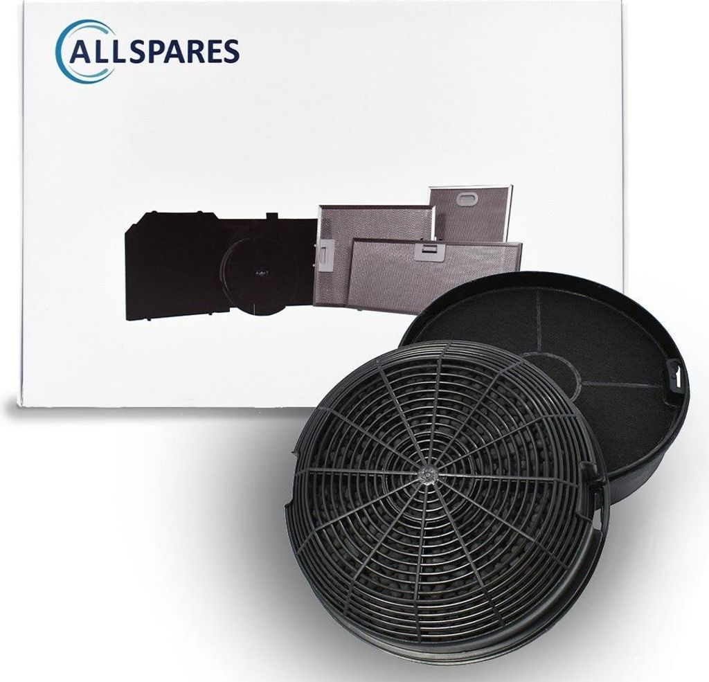 AllSpares Aktivkohlefilter (2x) für Dunstabzugshauben Produktbild 