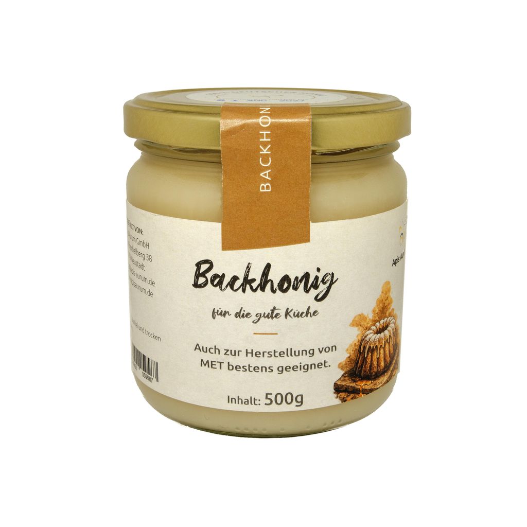 Backhonig - 1x500g Backhonig aus deutscher Imkerei Produktbild 