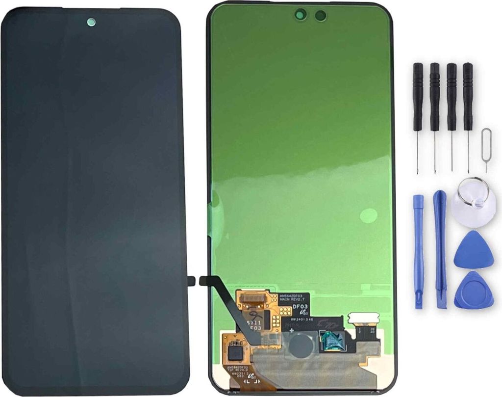 Samsung Display LCD ohne Rahmen Ersatz für Galaxy S23 FE GH82-32856A Schwarz