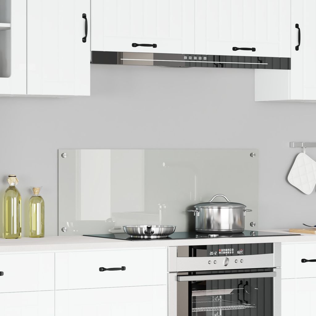 Design New Küchenrückwand Transparent 110 x 40 x 0.6 cm Gehärtetes Glas - Küchenersatzteile Möbel2025 CHY5067817 1parcel
