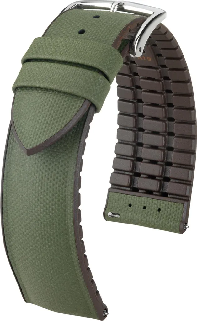 Bracelet Hirsch Arne L Vert 18 mm 0921094040-2-18 pour Montre de Luxe