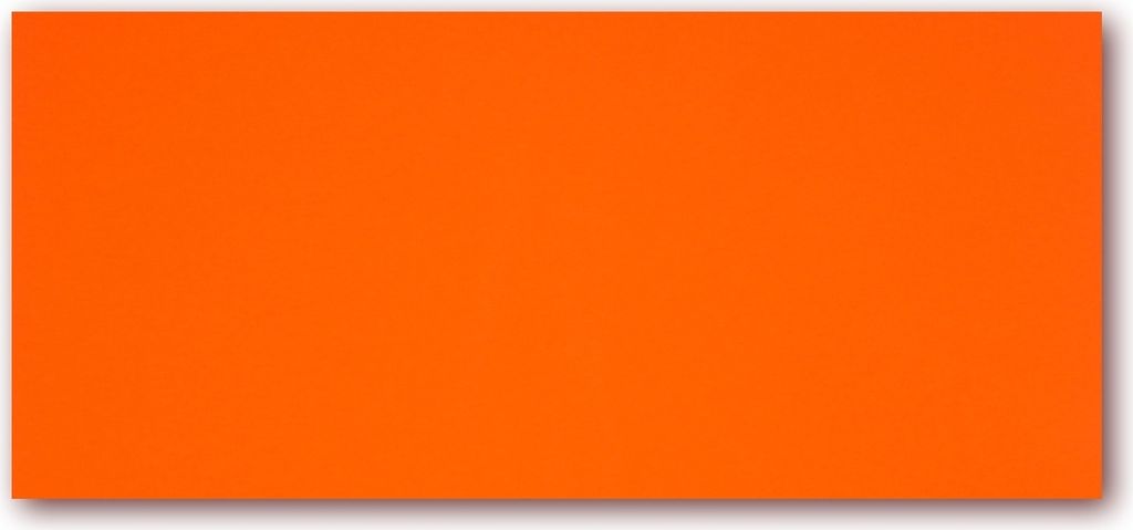 50 Blatt farbiges Briefpapier Lysco Color Paper NEON Intensivorange Format DIN lang ( 99 x 210 mm ) stark leuchtendes Papier Briefbogen Neonpapier ...