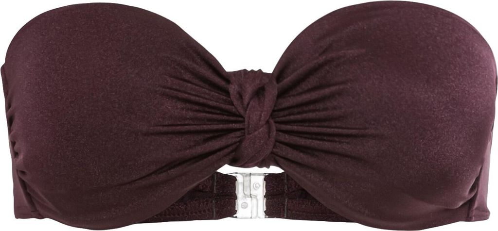 LSCN by Lascana Bandeau-Bikini-Top aubergine Größe 36 Cup C/D