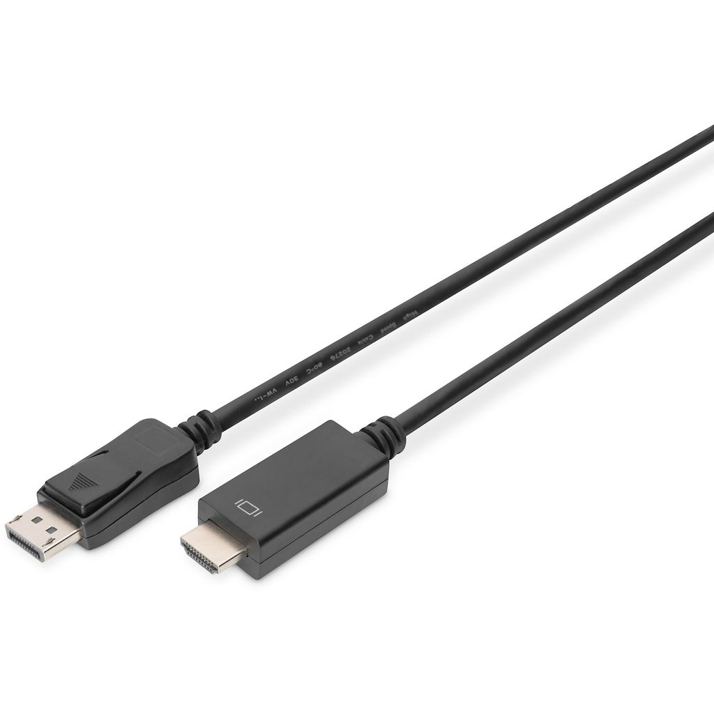 DIGITUS DisplayPort 1.2 Adapterkabel DP - HDMI-A 2,0 m