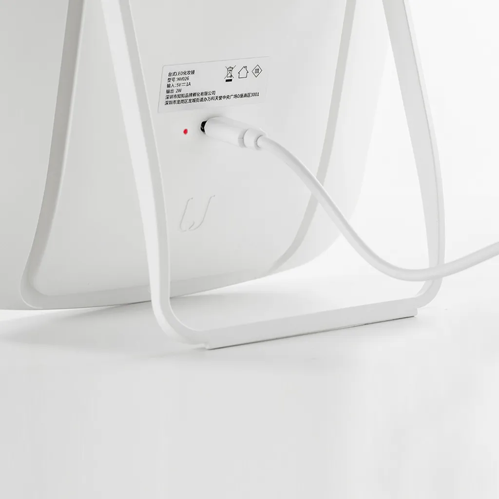 Specchio LED Professionale 1200mAh: Precisione Ottica e Touch - 9