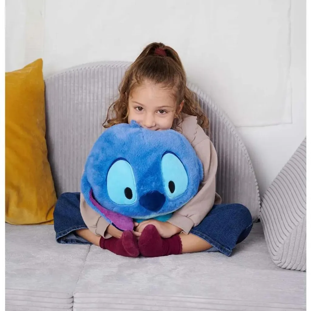 Grande Peluche Stitch 35 cm Huggable - Textile Ultra Doux de Disney - 4