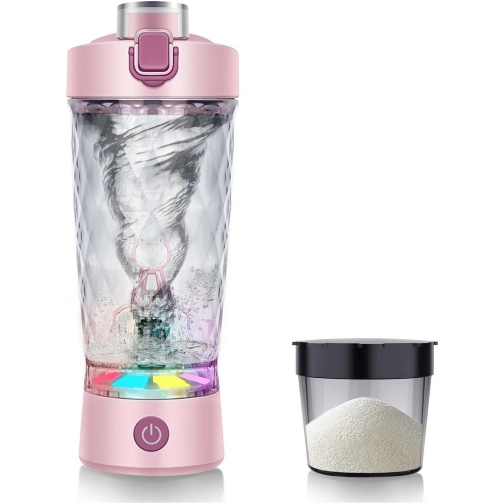 Elektrischer Mixbecher 650 ml mit Pulverfach und Produktbild 