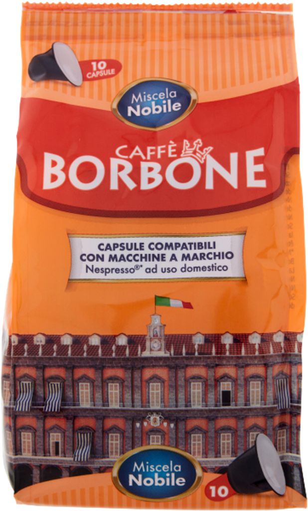 Capsules Nespresso Miscela Nobile x10 - Borbone Image du produit 