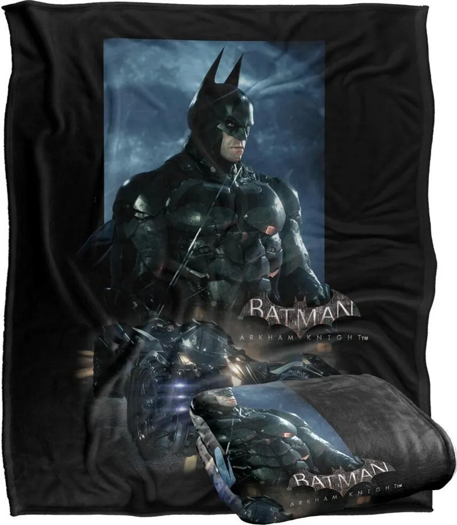 Plaid Batman Arkham Knight Batcycle TV18434 pour Soirées Hiver Chaudes