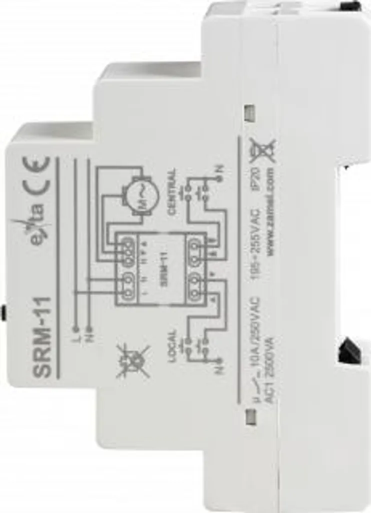 Commande de volets roulants SRM-11 Exta Zamel Modulaire 230V AC - 4