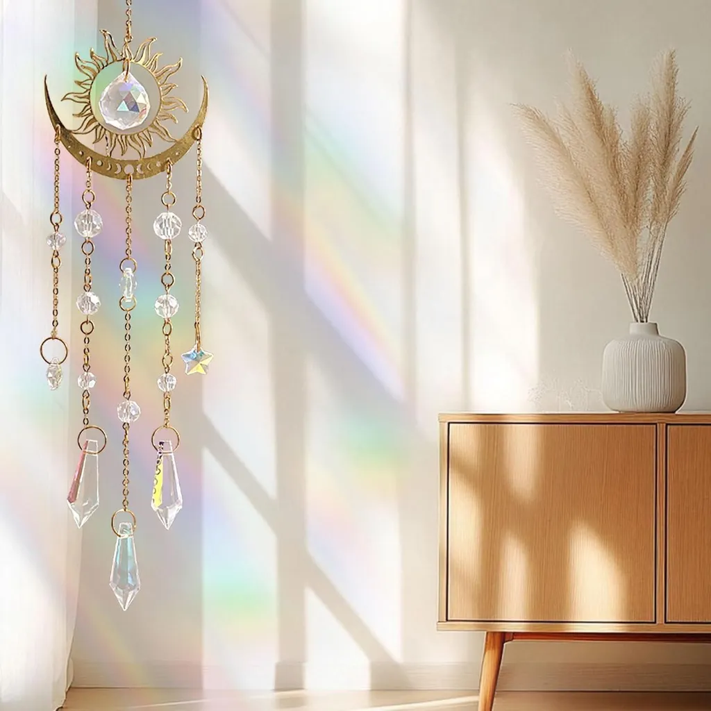 Fauteuil suspendu design cristal arc-en-ciel avec kit de fixation - 5