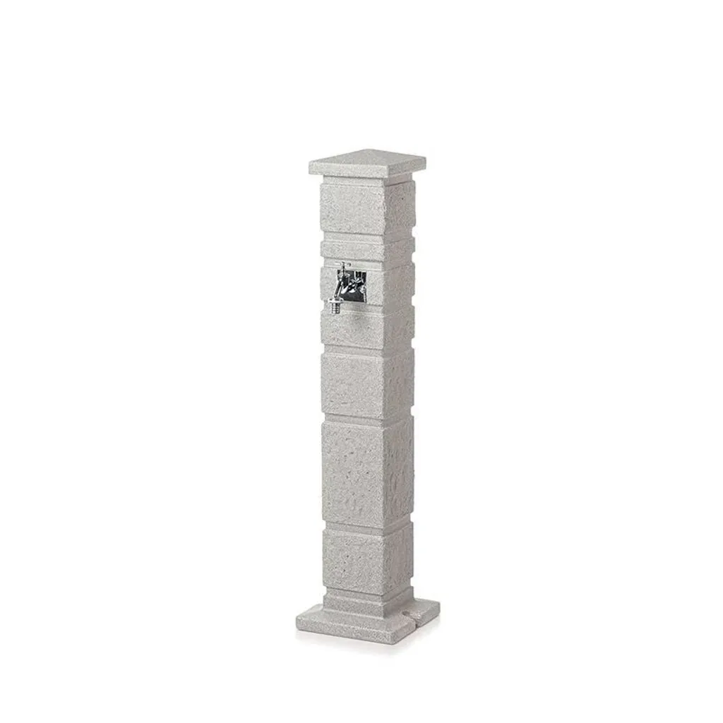 Prise d'eau grise Romana avec raccord enfichable pour camping-car