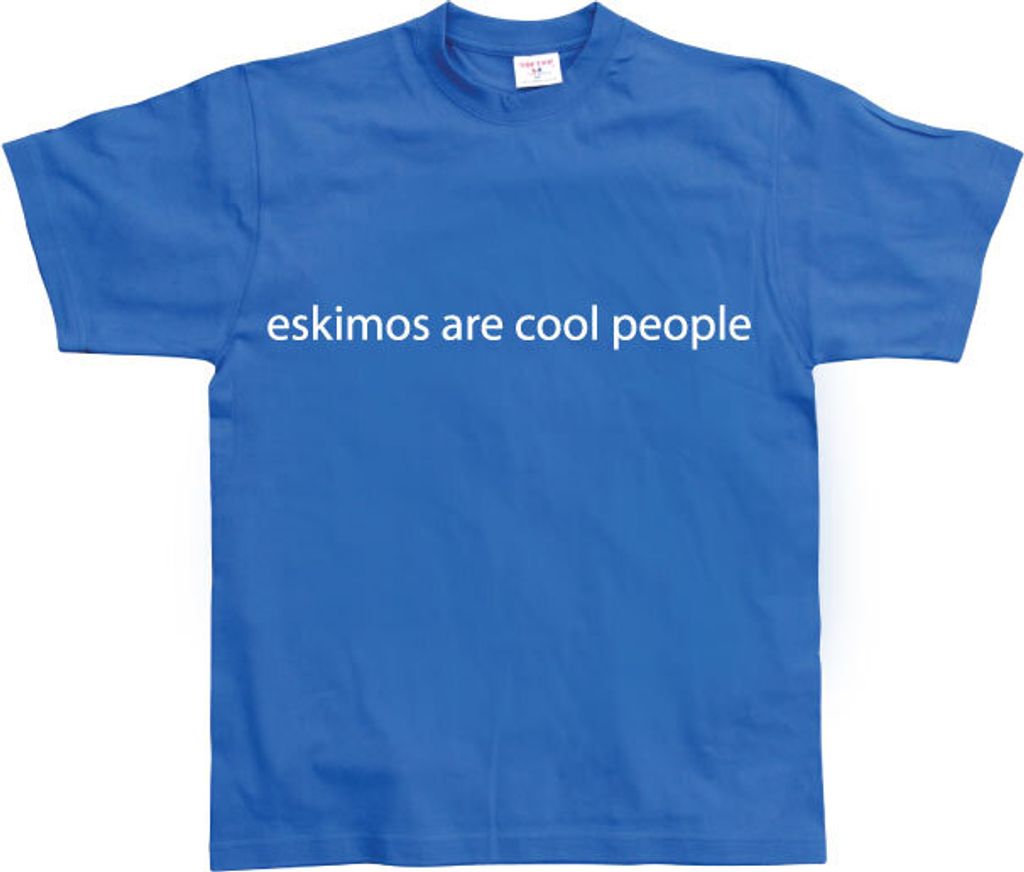 Eskimos are cool people - XX-Large - Blue