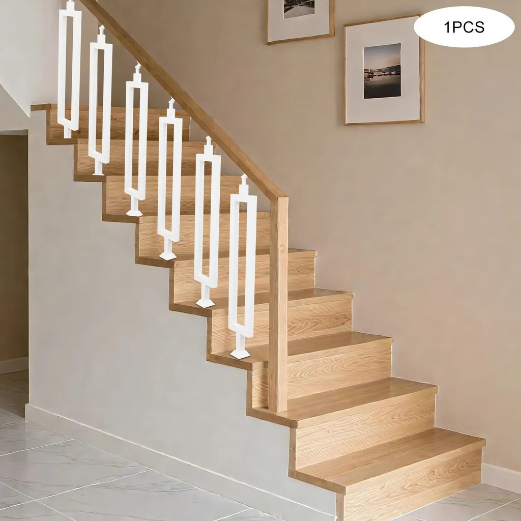Poteau de rampe d'escalier pour rénovation intérieure en fer blanc