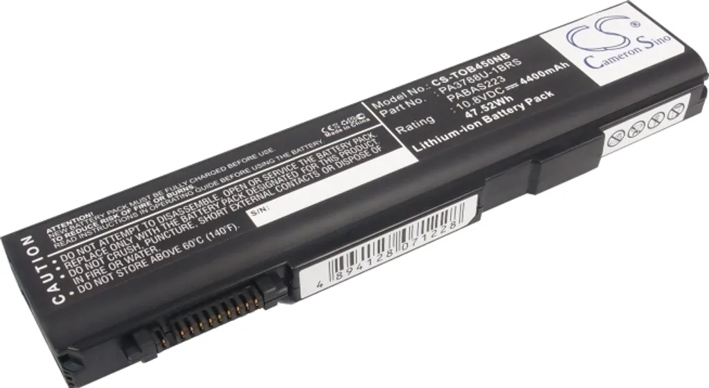 Batterie Ordinateur Portable pour Toshiba Dynabook Satellite B451/D B450