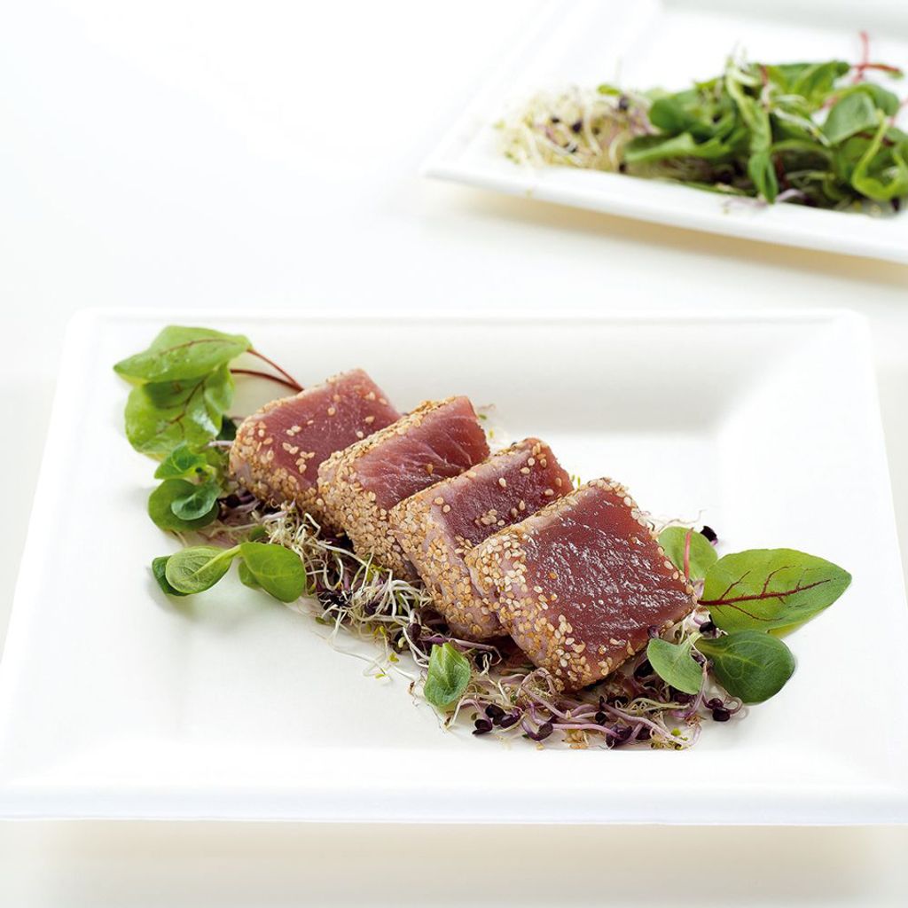 NATURE Star Zuckerrohr-Teller quadratisch 260 x 260 mm