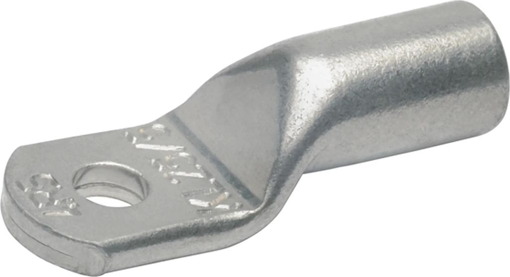 Klauke Rohrkabelschuh ohne Sichtloch, 6mm², M10, Cu verzinnt, 1 Stk.