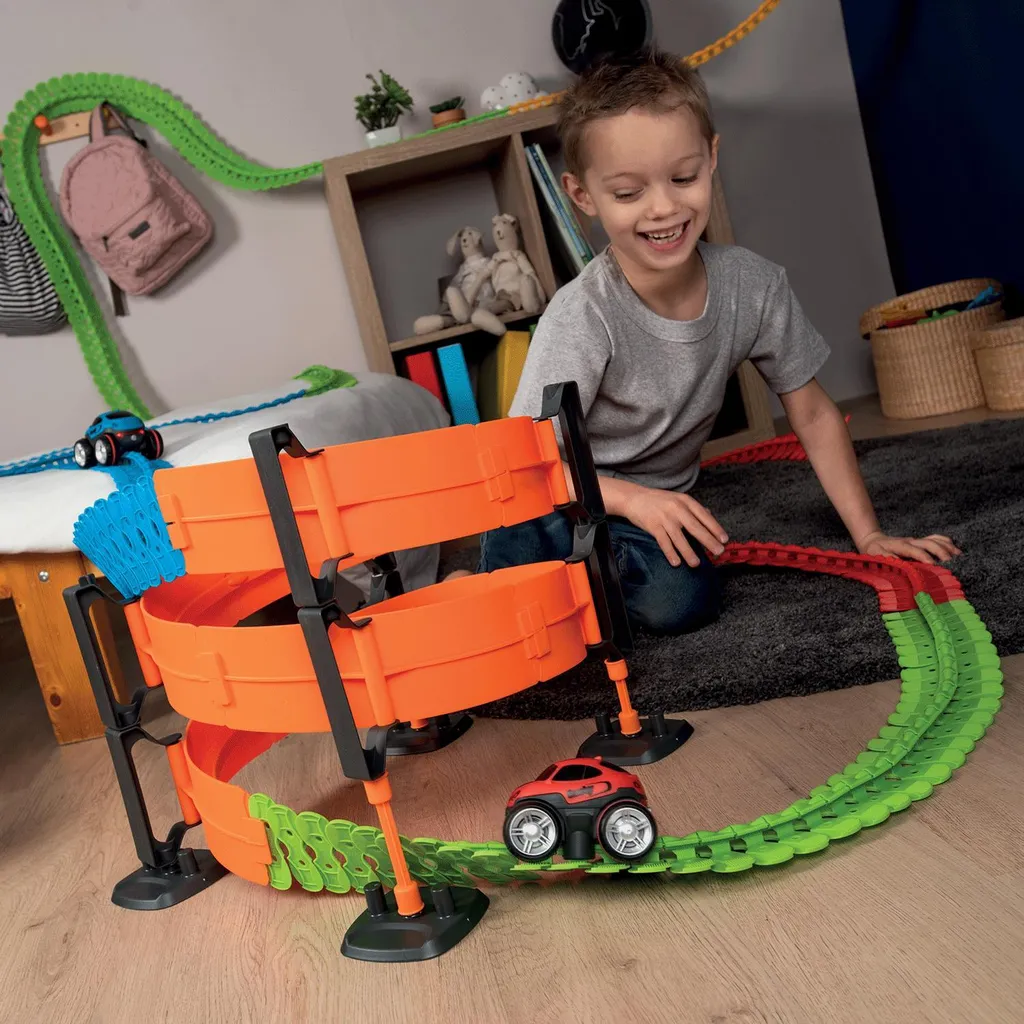Smoby FleXtreme Superlooping Set Multicolore de 23 Pièces de Construction - 8