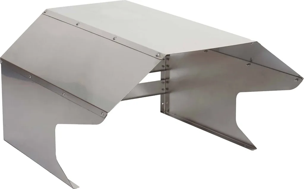 Garage Moderno per Robot Tosaerba Acciaio Inox HWC-L43 - 40x59x69cm