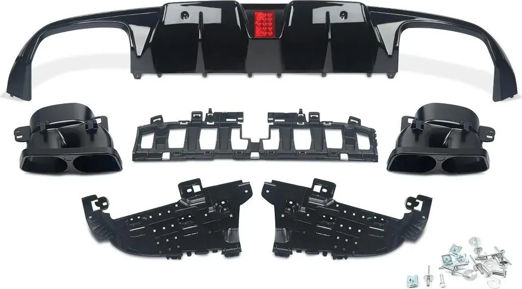 Kit Diffuseur avec Embouts Échappement Classe C Coupé C205 AMG-Line - 2