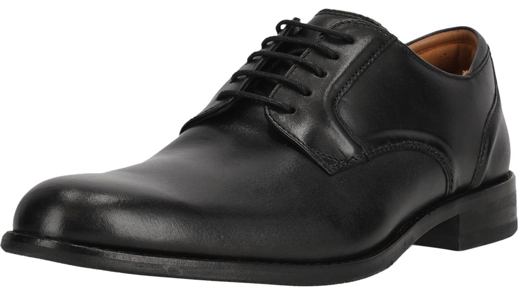 CLARKS Schnürschuhe CraftArlo Lace im klassischen Design 1216 Black Leather 41.5