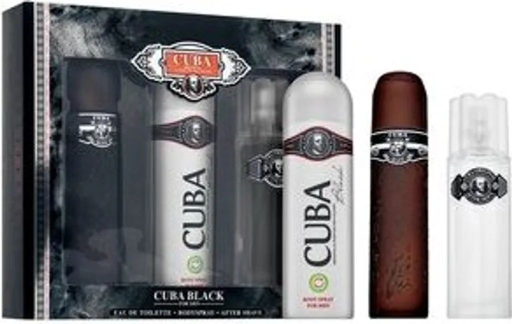 Parfum Homme Longue Tenue Cuba Black Set II pour une Odeur Irréprochable