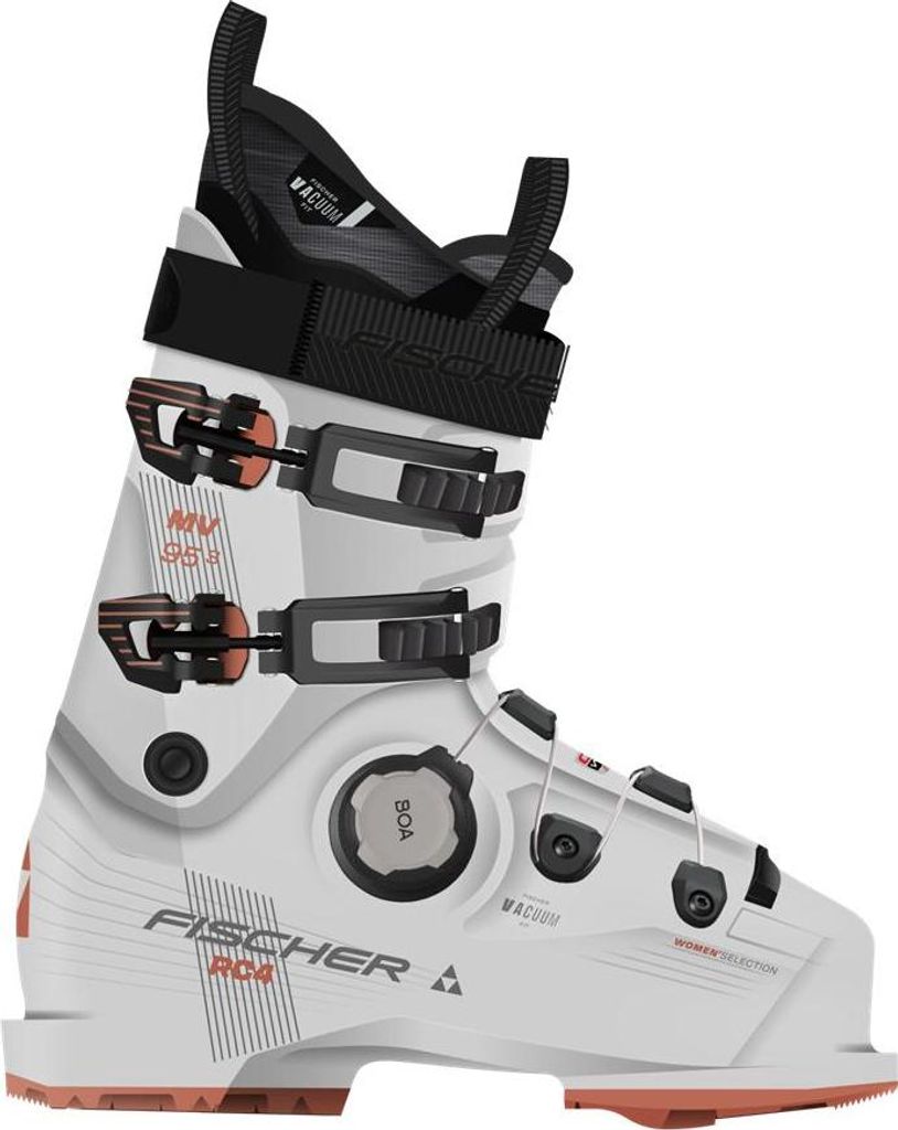 FISCHER RC4 95 MV S BOA GW SNOW snow-black 24,5