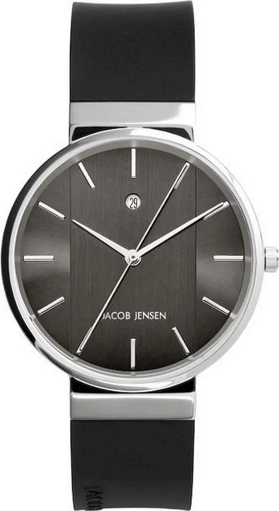 Jacob Jensen Montre Homme 738 - Garde-temps en Acier au Design Danois