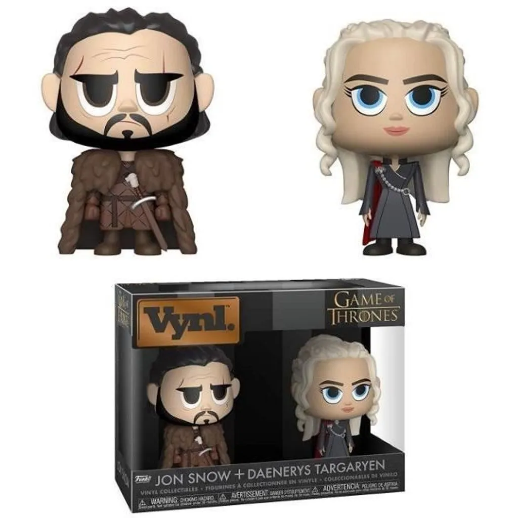 Duo Jon Snow Daenerys Funko Vynl Game of Thrones en Vinyle Premium 10 cm