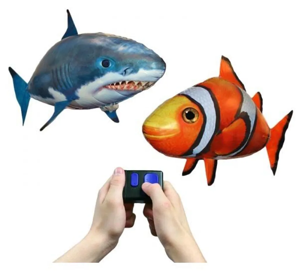 Requin Volant Télécommandé RC Shark - Poisson Volant Gonflable Hélium - 6