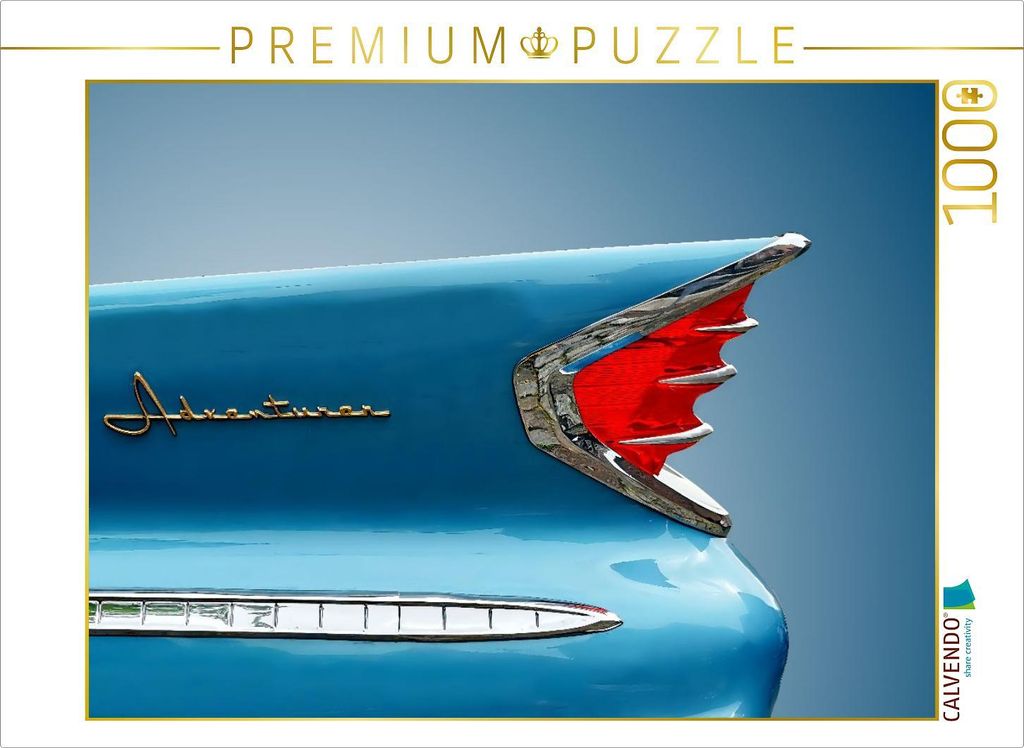 CALVENDO Puzzle 1960 DeSoto Adventurer Heckflosse | 1000 Teile Lege-Größe 64x48cm Foto-Puzzle für glückliche Stunden