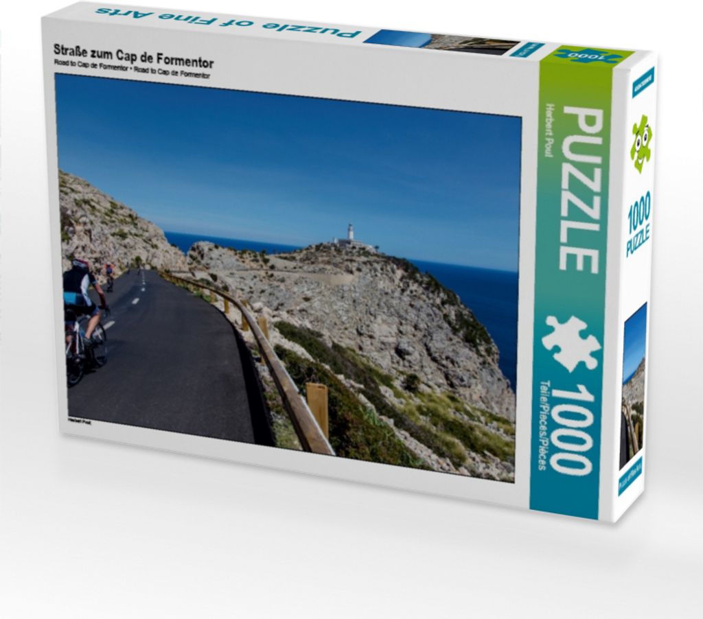 Calvendo Straße zum Cap de Formentor 1000 Teile Puzzle quer 640x480mm, Poul Herbert; 7421864
