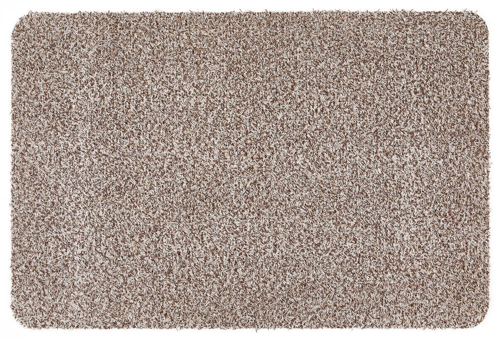 Fußmatte 60 x 100 Beige Waschbar Baumwolle
