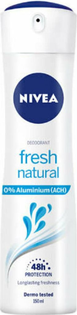 Nivea Fresh Natural 0% Aluminuim Deodorant Spray 150ml