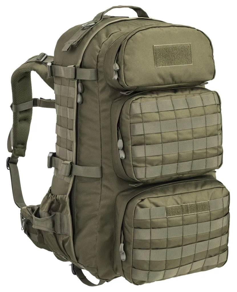 Sac à dos 50L Ares Defcon 5 Vert OD : optimisez votre emport tactique lourd