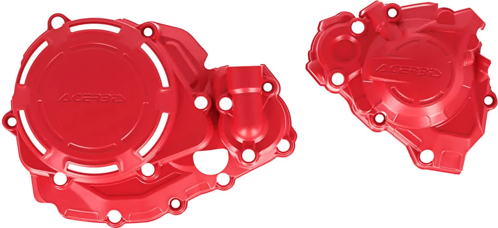 Kit Couvre Carter de Protection Moteur Rouge ACERBIS pour Moto HONDA