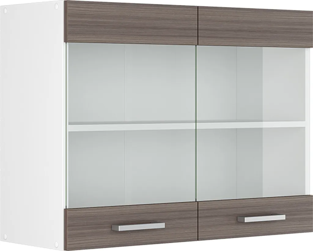Mobile Pensile 80 cm Vicco R-Line Grigio Bianco | Arredo Modulare