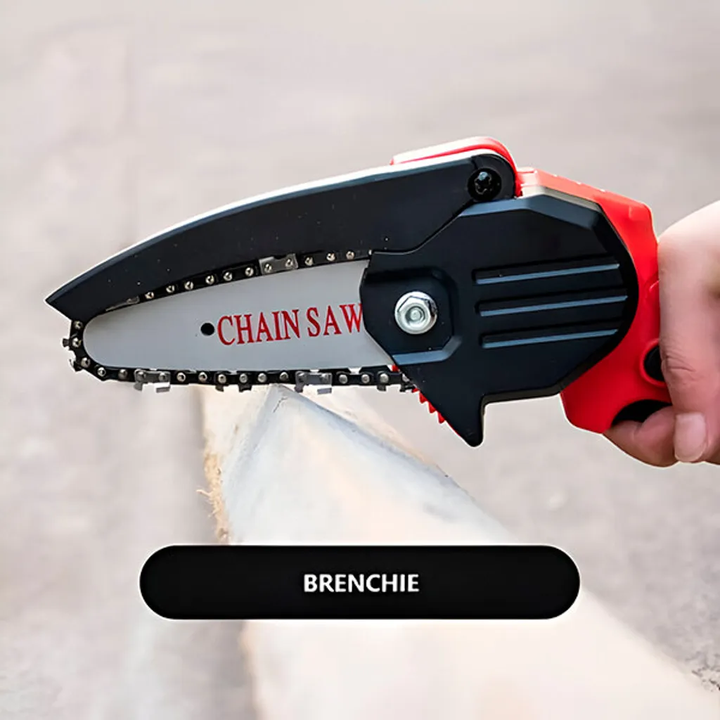 Tronçonneuse électrique AKU BRENCHIE 24V - Mini scie à bois portative - 10